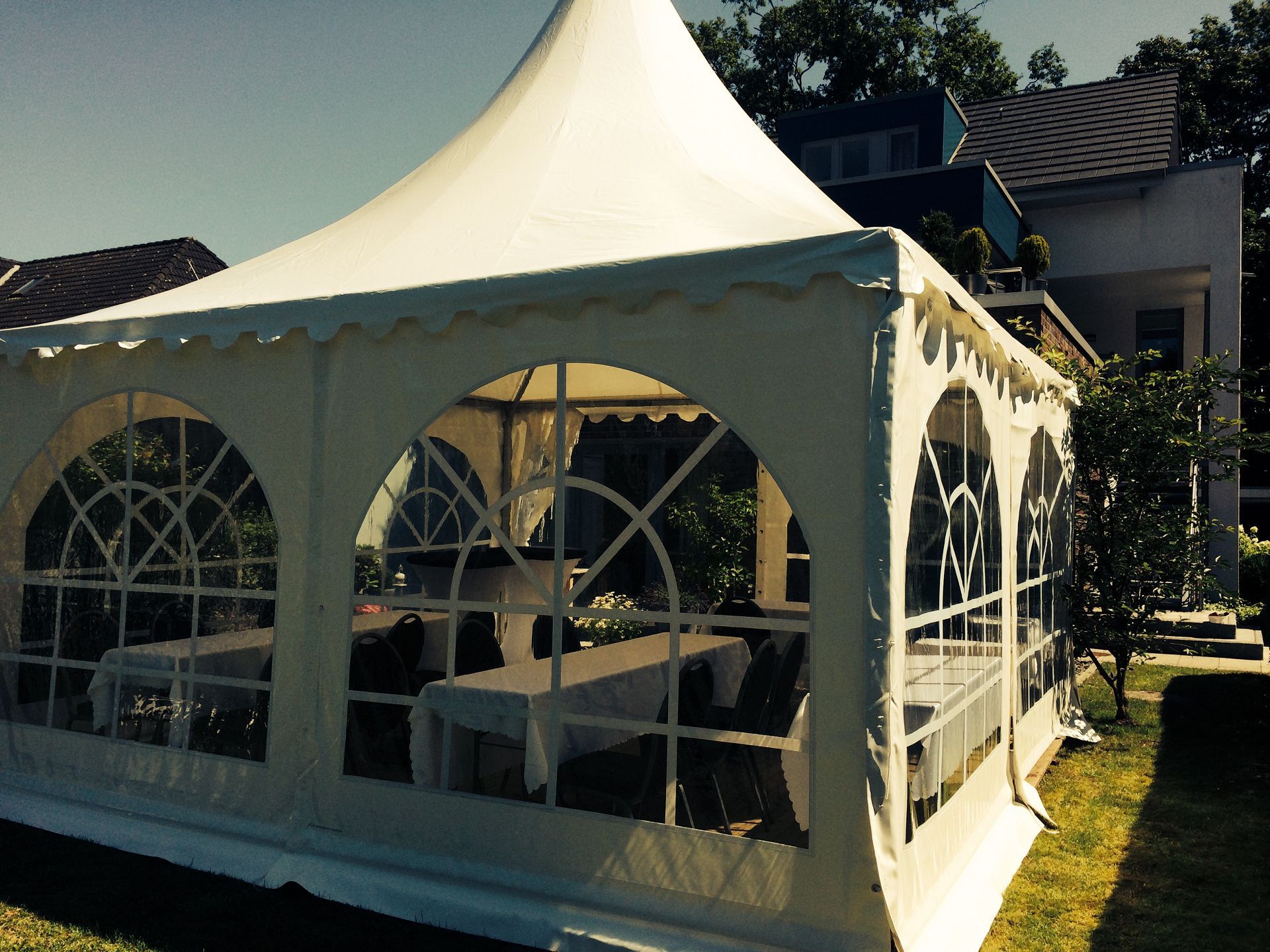 Zelt mieten für Privatparty